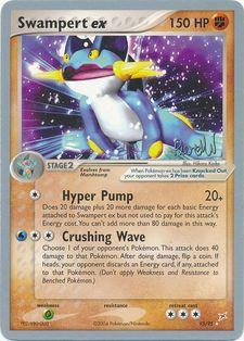 Swampert ex (95/95) (Rocky Beach - Reed Weichler) [World Championships 2004] Pokémon