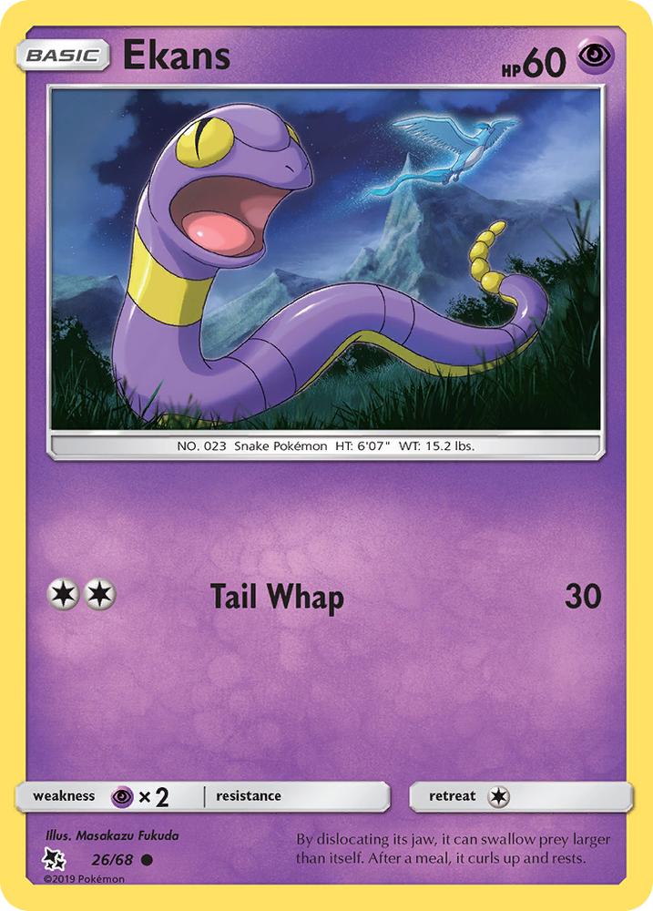Ekans (26/68) [Sun & Moon: Hidden Fates] Pokémon