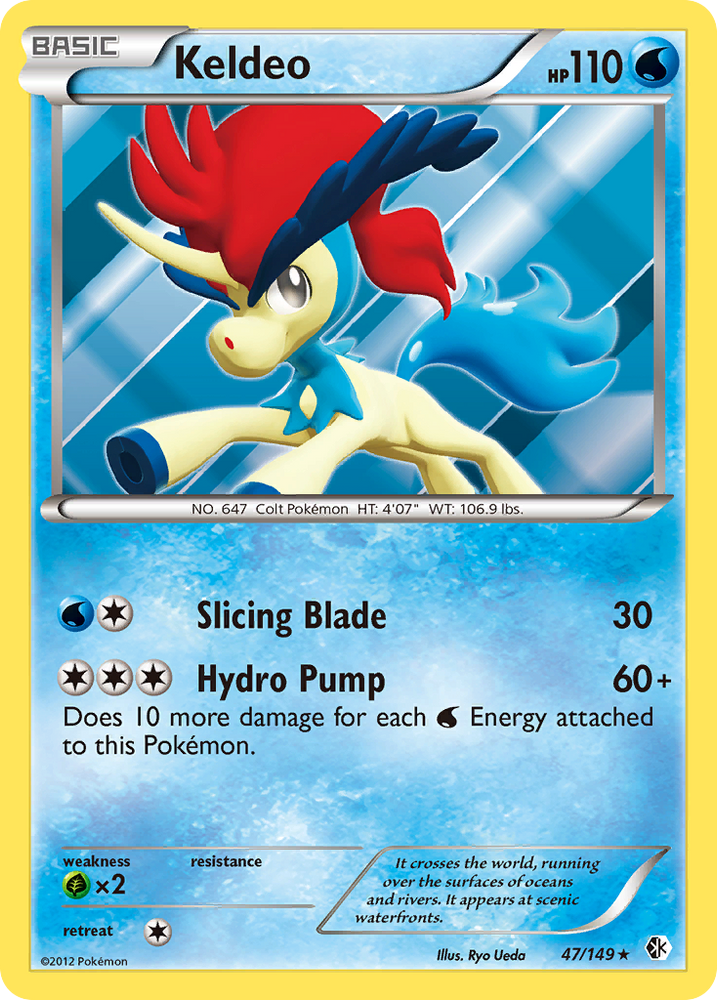 Keldeo (47/149) [Black & White: Boundaries Crossed] Pokémon