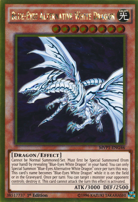 Blue-Eyes Alternative White Dragon [MVP1-ENG46] Gold Rare Yu-Gi-Oh!