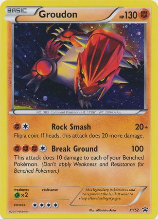 Groudon (XY52) (Jumbo Card) [XY: Black Star Promos] Pokémon