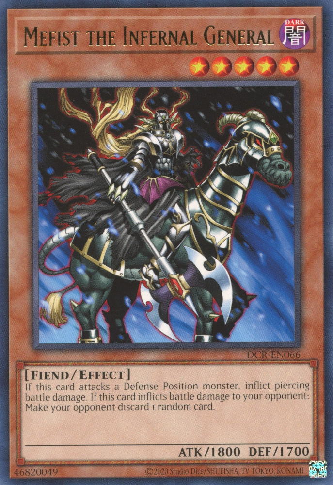Mefist the Infernal General [DCR-EN066] Rare Yu-Gi-Oh!