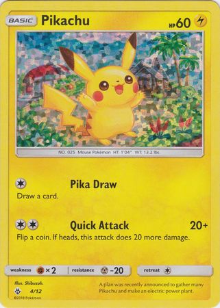 Pikachu (4/12) [McDonald's Promos: 2018 Collection] Pokémon