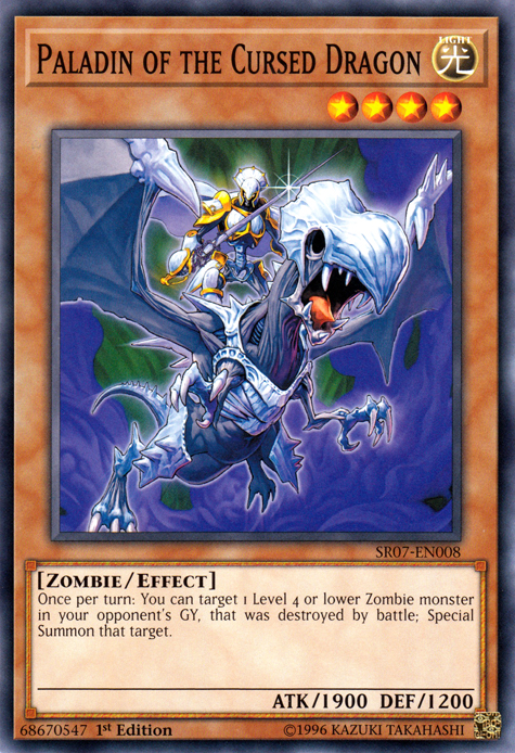 Paladin of the Cursed Dragon [SR07-EN008] Common Yu-Gi-Oh!