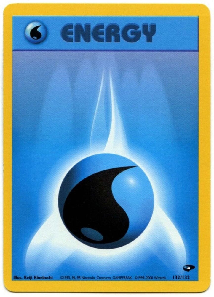 Water Energy (132/132) [Gym Heroes Unlimited] Pokémon