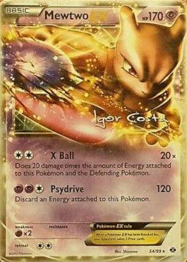 Mewtwo EX (54/99) (Pesadelo Prism - Igor Costa) [World Championships 2012] Pokémon