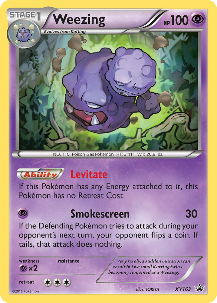 Weezing (XY163) [XY: Black Star Promos] Pokémon