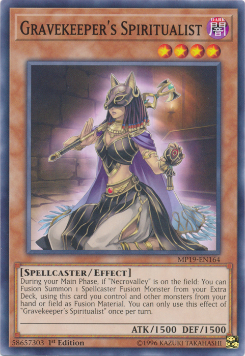 Gravekeeper's Spiritualist [MP19-EN164] Common Yu-Gi-Oh!