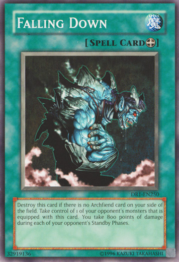 Falling Down [DR1-EN250] Common Yu-Gi-Oh!