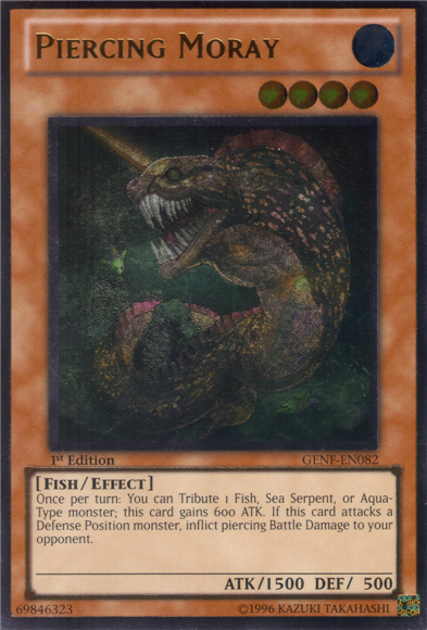 Piercing Moray [GENF-EN082] Ultimate Rare Yu-Gi-Oh!