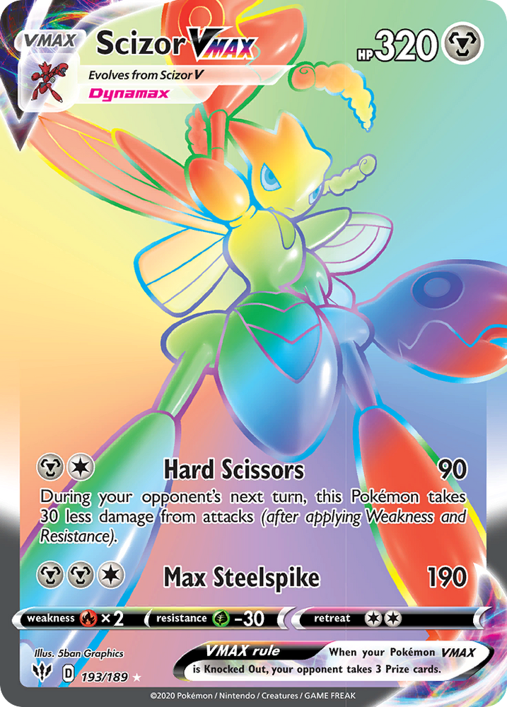 Scizor VMAX (193/189) [Sword & Shield: Darkness Ablaze] Pokémon
