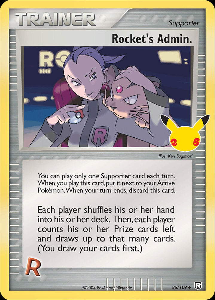 Rocket's Admin. (86/109) [Celebrations: 25th Anniversary - Classic Collection] Pokémon