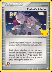 Rocket's Admin. (86/109) [Celebrations: 25th Anniversary - Classic Collection] Pokémon