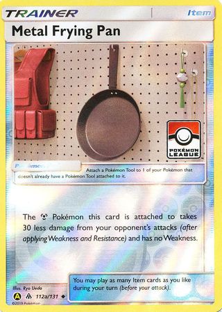 Metal Frying Pan (112a/131) (League Promo) [Sun & Moon: Forbidden Light] Pokémon