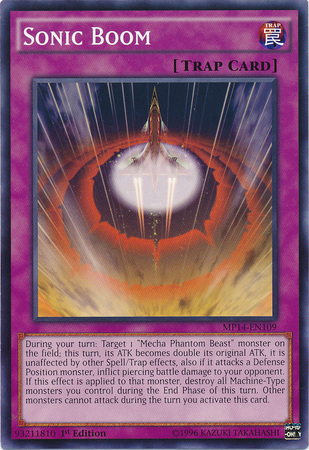 Sonic Boom [MP14-EN109] Common Yu-Gi-Oh!
