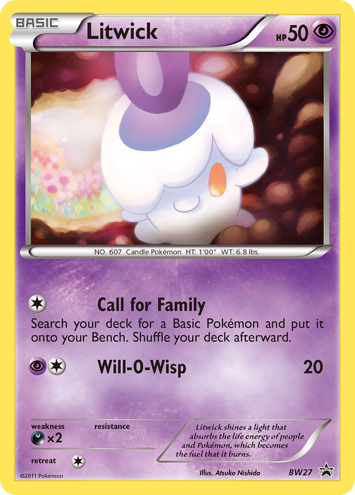 Litwick (BW27) [Black & White: Black Star Promos] Pokémon