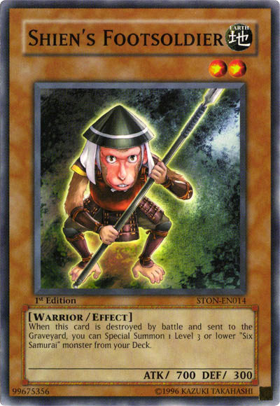 Shien's Footsoldier [STON-EN014] Common Yu-Gi-Oh!