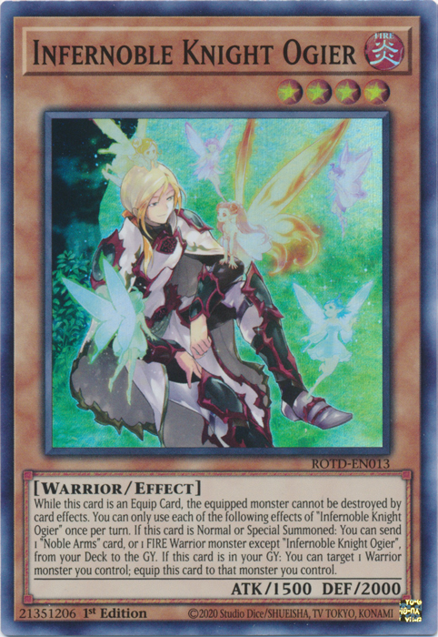 Infernoble Knight Ogier [ROTD-EN013] Super Rare Yu-Gi-Oh!