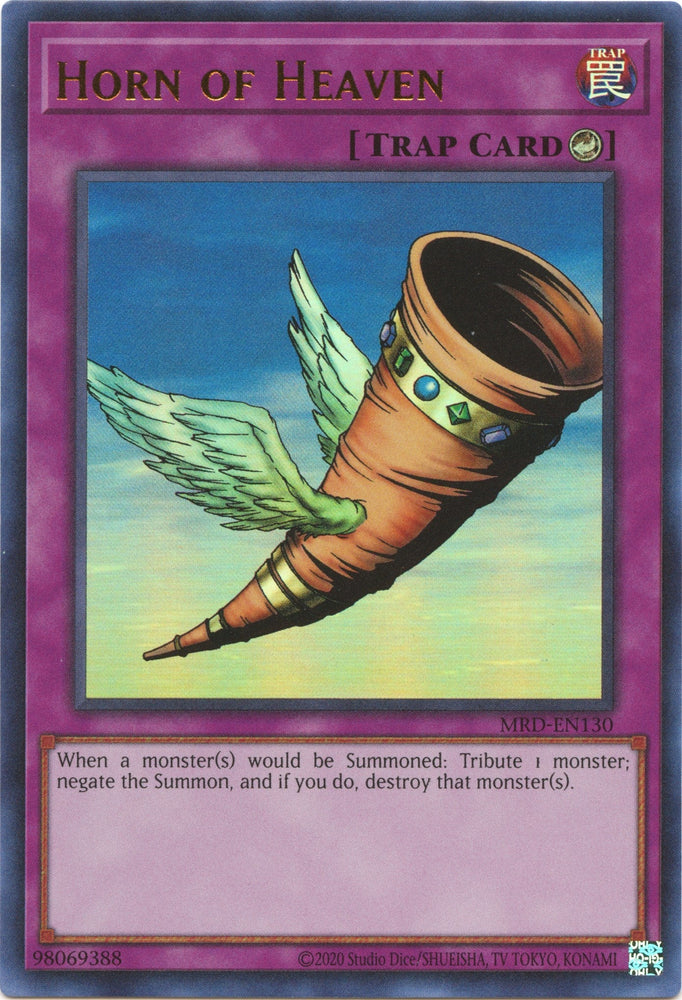 Horn of Heaven (25th Anniversary) [MRD-EN130] Ultra Rare Yu-Gi-Oh!