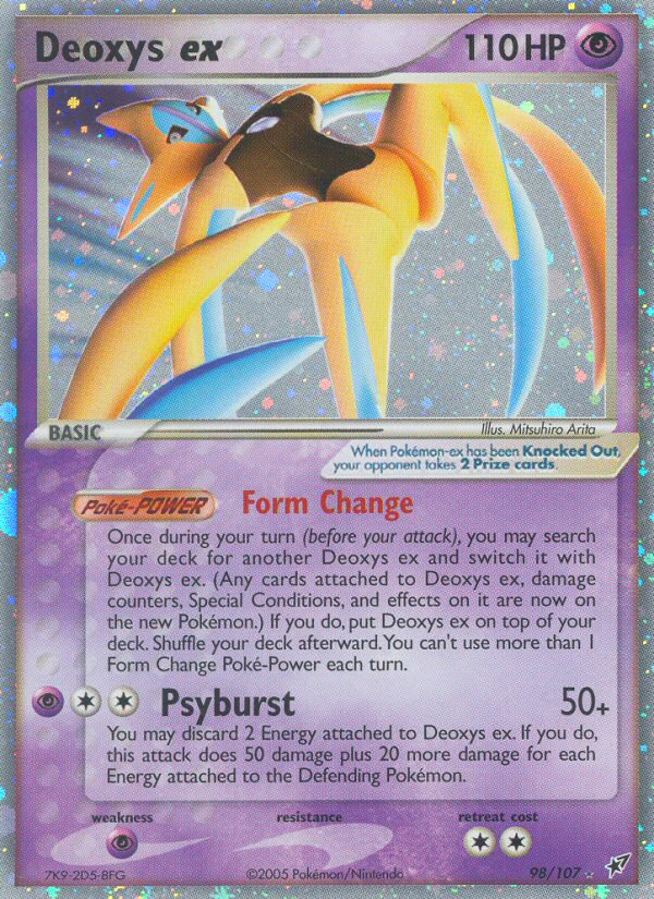 Deoxys ex (98/107) [EX: Deoxys] Pokémon