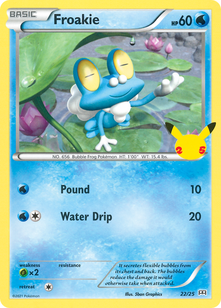 Froakie (22/25) [McDonald's 25th Anniversary] Pokémon