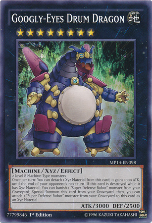 Googly-Eyes Drum Dragon [MP14-EN098] Common Yu-Gi-Oh!