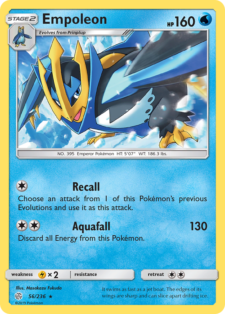 Empoleon (56/236) [Sun & Moon: Cosmic Eclipse] Pokémon
