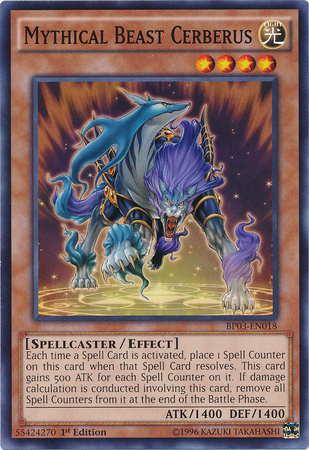 Mythical Beast Cerberus [BP03-EN018] Common Yu-Gi-Oh!