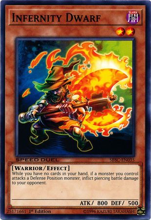 Infernity Dwarf [SBSC-EN035] Common Yu-Gi-Oh!