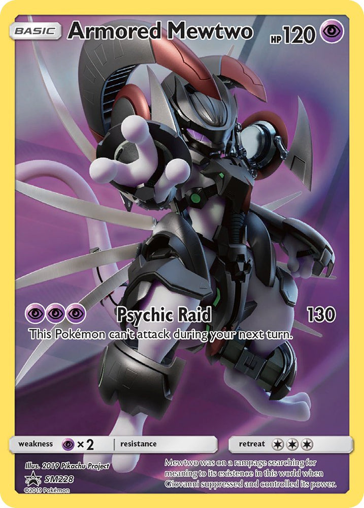 Armored Mewtwo (SM228) [Sun & Moon: Black Star Promos] Pokémon