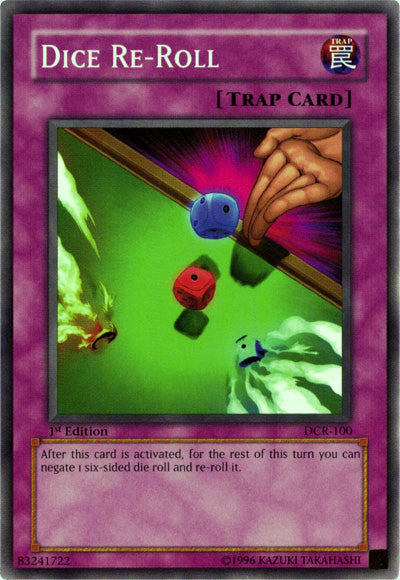 Dice Re-Roll [DCR-100] Common Yu-Gi-Oh!