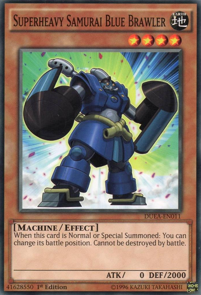 Superheavy Samurai Blue Brawler [DUEA-EN011] Common Yu-Gi-Oh!