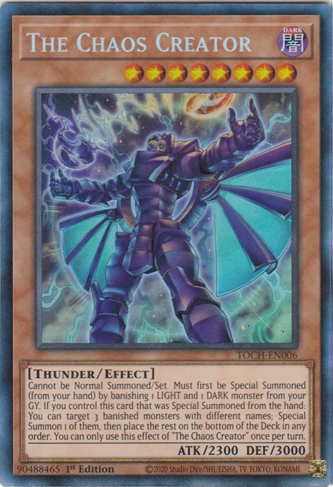 The Chaos Creator [TOCH-EN006] Collector's Rare Yu-Gi-Oh!