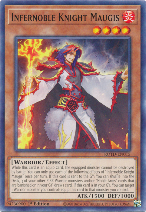 Infernoble Knight Maugis [ROTD-EN015] Common Yu-Gi-Oh!