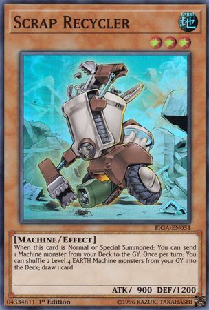 Scrap Recycler [FIGA-EN051] Super Rare Yu-Gi-Oh!