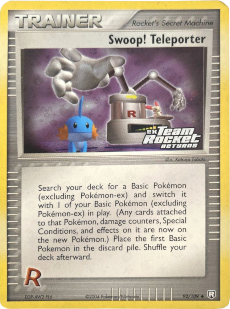 Swoop! Teleporter (92/109) (Stamped) [EX: Team Rocket Returns] Pokémon