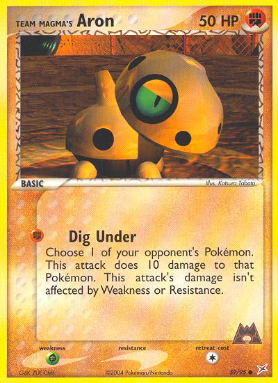 Team Magma's Aron (59/95) [EX: Team Magma vs Team Aqua] Pokémon