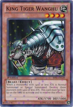 King Tiger Wanghu [BP01-EN129] Starfoil Rare Yu-Gi-Oh!