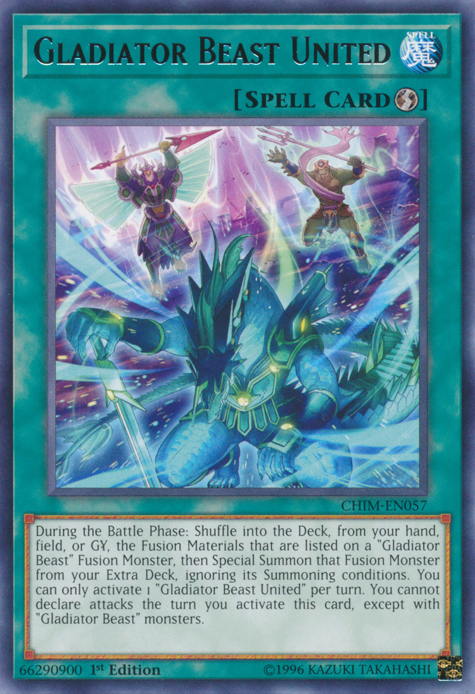 Gladiator Beast United [CHIM-EN057] Rare Yu-Gi-Oh!