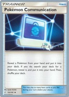 Pokemon Communication (152/181) (Pikarom Judge - Haruki Miyamoto) [World Championships 2019] Pokémon