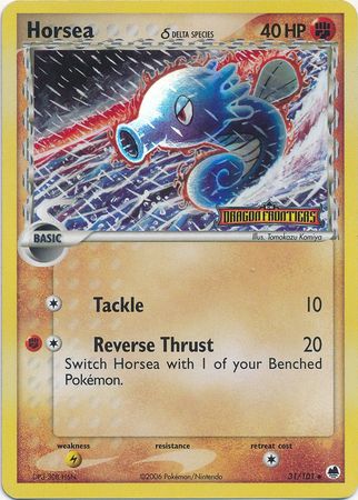 Horsea (31/101) (Delta Species) (Stamped) [EX: Dragon Frontiers] Pokémon