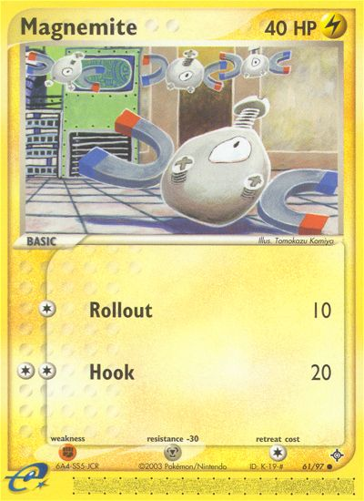 Magnemite (61/97) [EX: Dragon] Pokémon