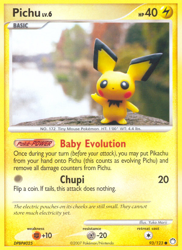Pichu (93/123) [Diamond & Pearl: Mysterious Treasures] Pokémon