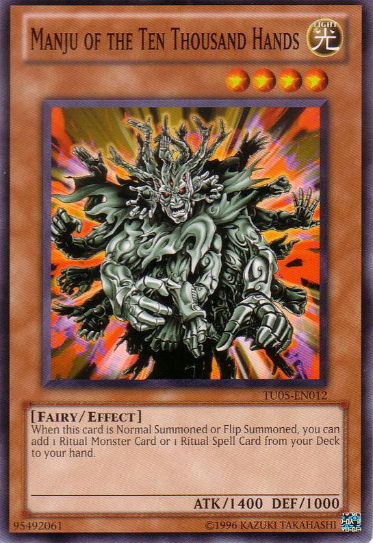 Manju of the Ten Thousand Hands [TU05-EN012] Common Yu-Gi-Oh!