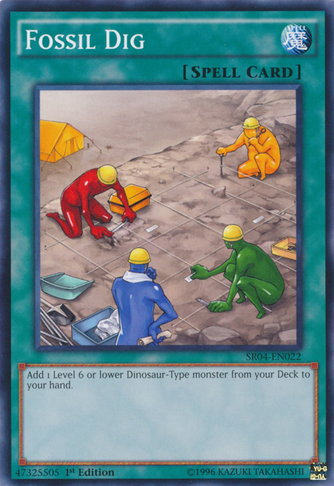 Fossil Dig [SR04-EN022] Common Yu-Gi-Oh!