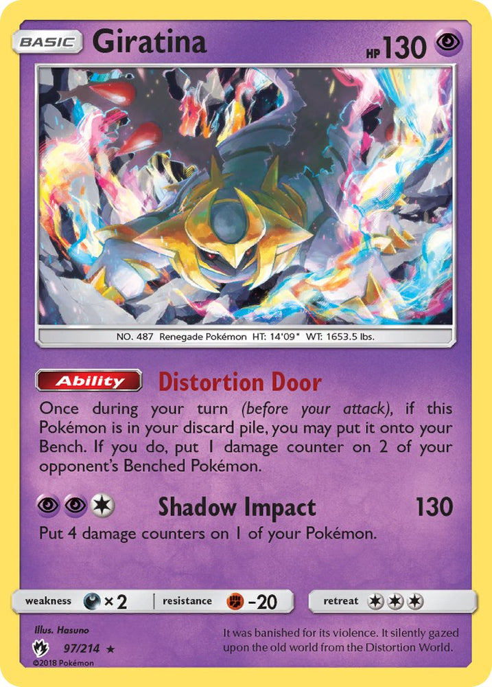 Giratina (97/214) (Theme Deck Exclusive) [Sun & Moon: Lost Thunder] Pokémon