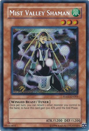 Mist Valley Shaman [HA01-EN005] Secret Rare Yu-Gi-Oh!