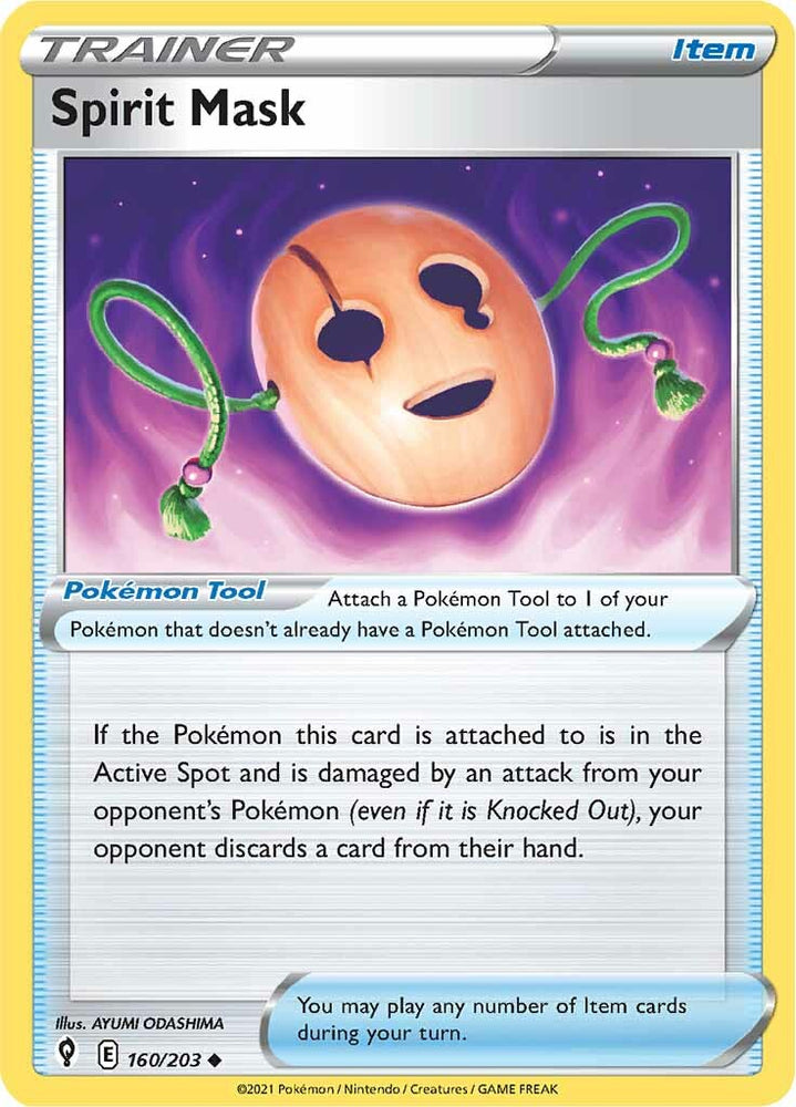 Spirit Mask (160/203) [Sword & Shield: Evolving Skies] Pokémon