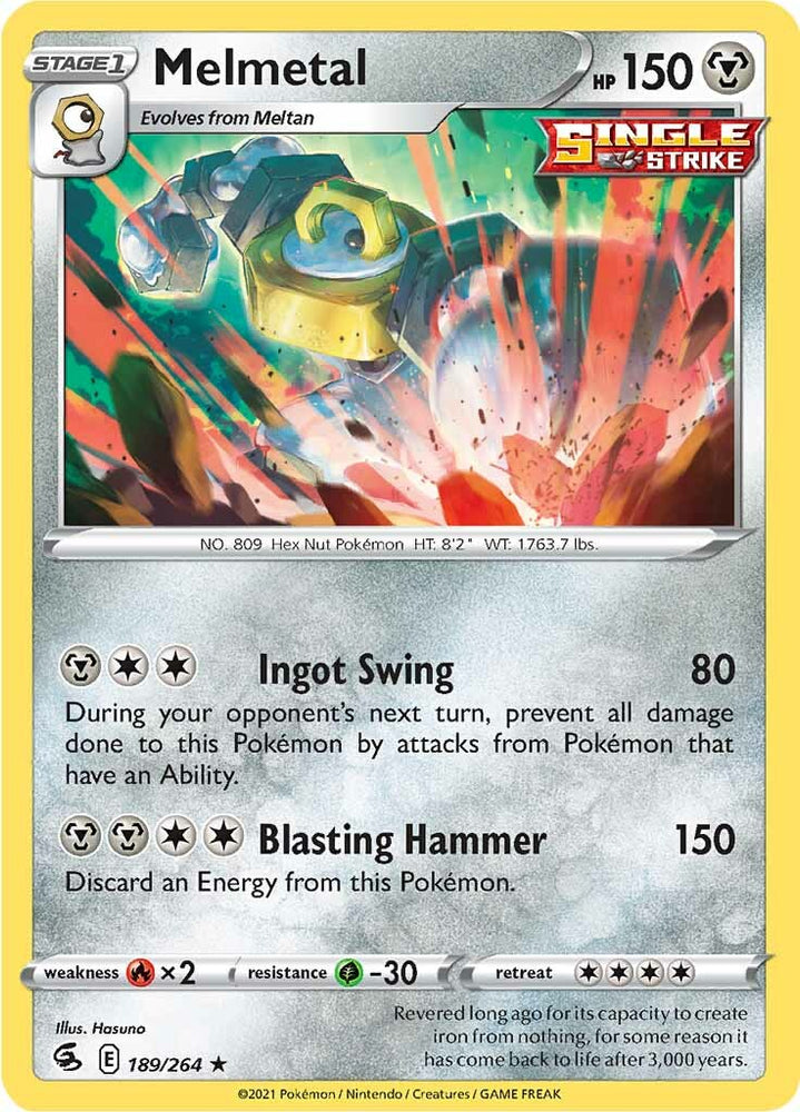 Melmetal (189/264) [Sword & Shield: Fusion Strike] Pokémon