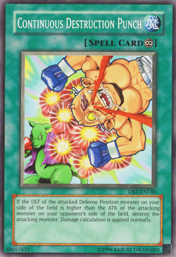 Continuous Destruction Punch [DR1-EN140] Common Yu-Gi-Oh!